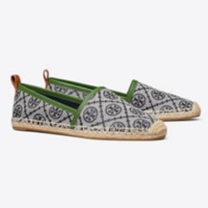 Tory Burch Women's T Monogram Espadrille Flats